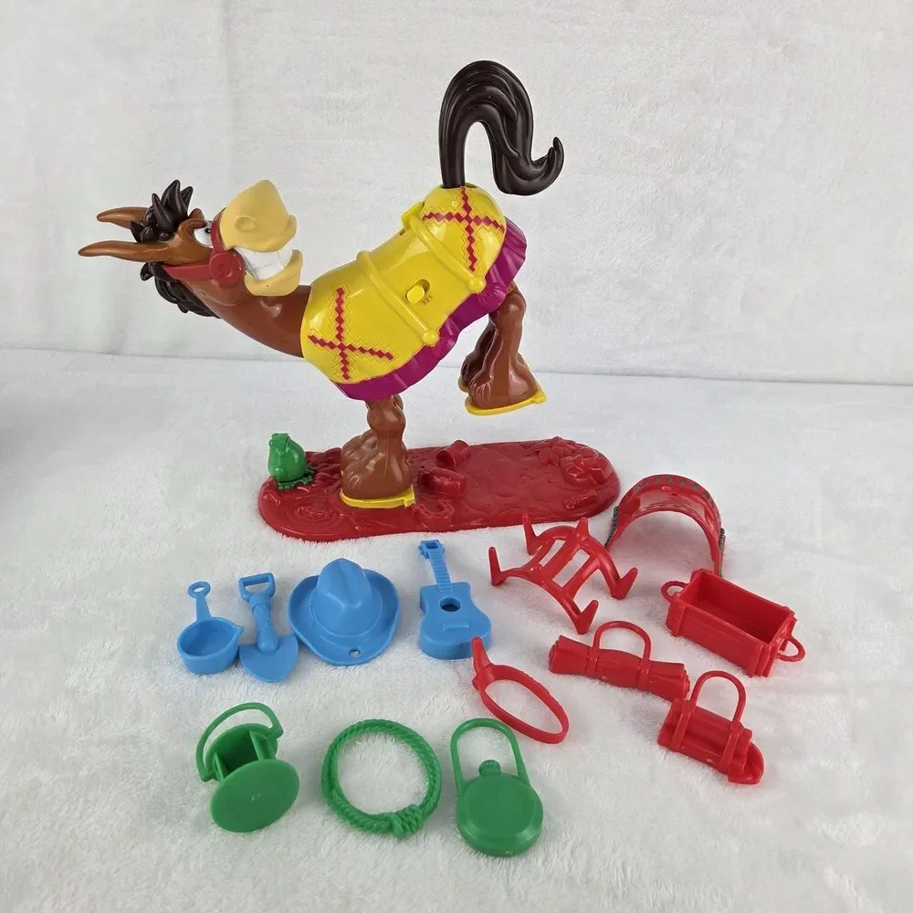 Milton Bradley Buckaroo Game Saddle Stacking Buckeroo 2004 Vintage 100% Complete